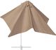 Beliani Parasol ogrodowy 250 x 250 cm piaskowy MONZA (86100) 6