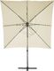 Beliani Parasol ogrodowy 250 x 250 cm jasnobeżowy MONZA (86104) 4