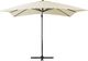Beliani Parasol ogrodowy 250 x 250 cm jasnobeżowy MONZA (86104) 5