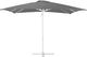 Beliani Parasol ogrodowy 250 x 250 cm ciemnoszary MONZA (86109) 5