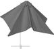 Beliani Parasol ogrodowy 250 x 250 cm ciemnoszary MONZA (86109) 6