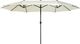 Beliani Parasol ogrodowy 270 x 460 cm beżowy SIBILLA (61906) 1