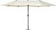 Beliani Parasol ogrodowy 270 x 460 cm beżowy SIBILLA (61906) 2