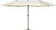 Beliani Parasol ogrodowy 270 x 460 cm beżowy SIBILLA (61906) 3