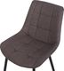 Beliani Zestaw 2 krzeseł do jadalni ciemnobrązowy MELROSE 6
