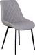 Beliani Zestaw 2 krzeseł do jadalni szary MARIBEL 2