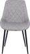 Beliani Zestaw 2 krzeseł do jadalni szary MARIBEL 3