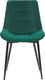 Beliani Zestaw 2 krzeseł do jadalni welurowy zielony MELROSE 3