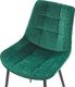 Beliani Zestaw 2 krzeseł do jadalni welurowy zielony MELROSE 5