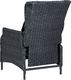 vidaXL 9-cz. zestaw mebli ogrodowych, poduszki, rattan PE, ciemnoszary (3060158) 6