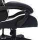 Fotel vidaXL z RGB LED czarno-biały 7