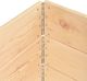 vidaXL Nadstawki paletowe, 3 szt., 60x80 cm, lite drewno sosnowe 3