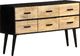 vidaXL Szafka, 110 x 33 x 64 cm, lite drewno mango 1