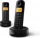 Telefon stacjonarny Philips D1302B/53 2
