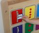 Masterkidz Tablica Ścienna Otwieranie I Zamykanie Zamków Suwaki Guziki Masterkidz 5