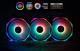 Wentylator 1stCOOL Aura Rainbow 4 Music Controll 3-pack + Kontroler + Pilot (KIT-AURA-RAINBOW-ARGB4) 2