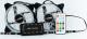 Wentylator 1stCOOL Aura Rainbow 2 2-pack + Pasek LED + Kontroler + Pilot (KIT-AURA-RAINBOW-ARGB2) 1