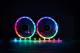 Wentylator 1stCOOL Aura Rainbow 2 2-pack + Pasek LED + Kontroler + Pilot (KIT-AURA-RAINBOW-ARGB2) 2