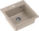 Zlewozmywak Steiner PETER 110 Steingran  granitowy beżowy 1-komorowy z/o (50x52x20) z syfonem i zaślepką 2