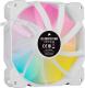 Wentylator Corsair iCUE SP120 RGB ELITE Performance Biały 3-pack + Lighting Node CORE (CO-9050137-WW) 2