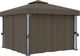 vidaXL Altana ogrodowa z zasłonami, 3 x 3 m, kolor taupe, aluminium 4