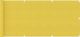 vidaXL Parawan balkonowy, żółty, 75x400 cm, HDPE 1