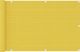 vidaXL Parawan balkonowy, żółty, 90x400 cm, HDPE 1