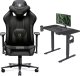 Fotel Diablo Chairs X-PLAYER 2.0 Normal Size Czarny + EGON 1100 Czarne 110 cmx60 cm 1
