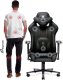 Fotel Diablo Chairs X-PLAYER 2.0 Normal Size Czarny + EGON 1100 Czarne 110 cmx60 cm 17