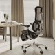Fotel Diablo Chairs BRAVE Fotel biurowy ergonomiczny V-KINETIC czarny + EGON 1100 Czarne 110 cmx60 cm 8