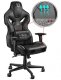 Fotel Diablo Chairs X-Fighter czarny + EGON 1100 Czarne 110 cmx60 cm 3
