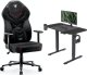 Fotel Diablo Chairs X-Gamer Dark Obsidian + EGON 1100 Czarne 110 cmx60 cm 1