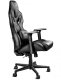 Fotel Diablo Chairs X-Fighter czarny + EGON 1100 Białe 110 cmx60 cm 6