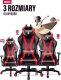 Fotel Diablo Chairs X-Horn XL 2.0 King Size + EGON 1100 Białe 110 cmx60 cm 14