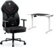 Fotel Diablo Chairs X-Gamer Dark Obsidian + EGON 1100 Białe 110 cmx60 cm 1
