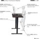 Fotel Diablo Chairs X-Fighter czarny + EGON 1100 Orzechowe 110 cmx60 cm 22