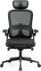 Krzesło biurowe Diablo Chairs V-Light Czarne + EGON 1100 Czarne 110 cmx60 cm 10