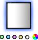 Lustro vidaXL 40x37cm czarny (804914) 1