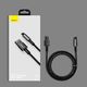 Kabel USB Baseus USB-A - Lightning 1 m Czarny (CALWJ-01) 7