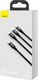 Kabel USB Baseus USB-C - USB-C + microUSB + Lightning 1.5 m Czarny (CAMLT-SC01) 5