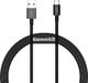 Kabel USB Baseus USB-A - USB-C 1 m Czarny (BSU2667BLK) 1