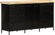vidaXL Komoda, 140x38x76 cm, surowe drewno mango 1