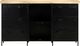 vidaXL Komoda, 140x38x76 cm, surowe drewno mango 5