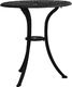 vidaXL Stół ogrodowy odlewane aluminium czarny 2