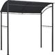 vidaXL Altanka nad grill, 215x150x220 cm, antracytowa, stal 2