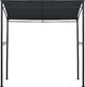 vidaXL Altanka nad grill, 215x150x220 cm, antracytowa, stal 4