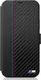 BMW Etui BMW BMFLBKP12MMCARBK iPhone 12/12 Pro 6,1" czarny/black book M Collection PU Carbon Stripe 2