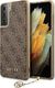 Guess Guess GUHCS21MGF4GBR S21+ G996 brązowy/brown hardcase 4G Charms Collection 1