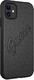 Guess Guess GUHCN61RSAVSBK iPhone 11 czarny/black hardcase Saffiano Vintage Script 3