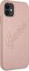Guess Guess GUHCN61RSAVSRG iPhone 11 różowy/pink hardcase Saffiano Vintage Script 4